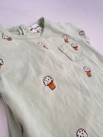 Load image into Gallery viewer, Miles the Label Romper - 6-9M 6-9M / Green Ice Creams
