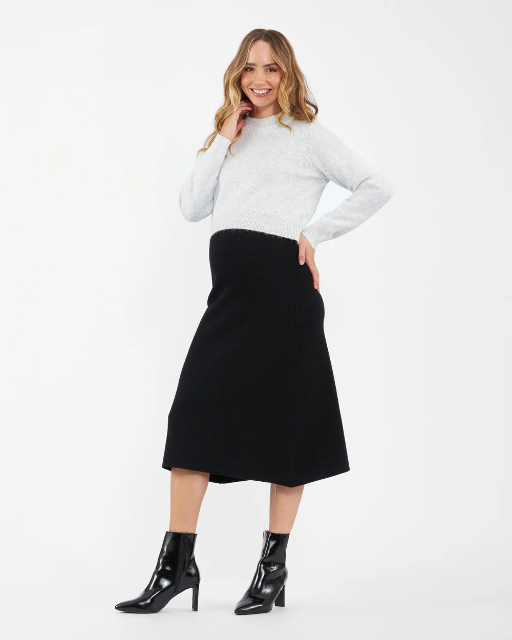 Ripe - A-Line Knit Skirt