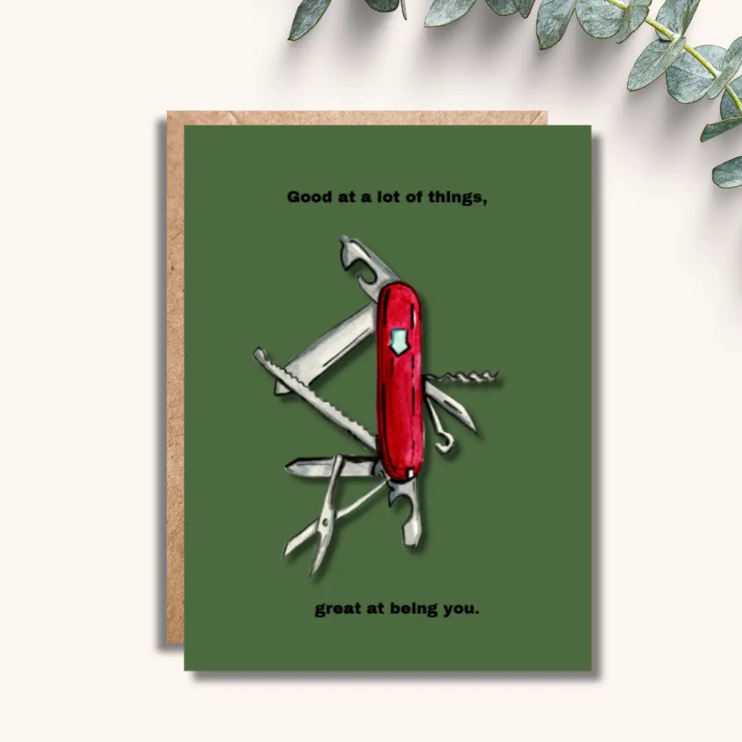 Multi Tool Greeting Card