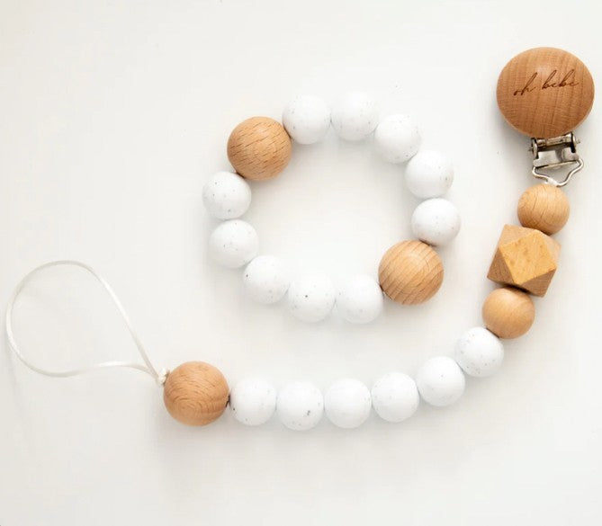 Addison Soother Clip & Teething Ring