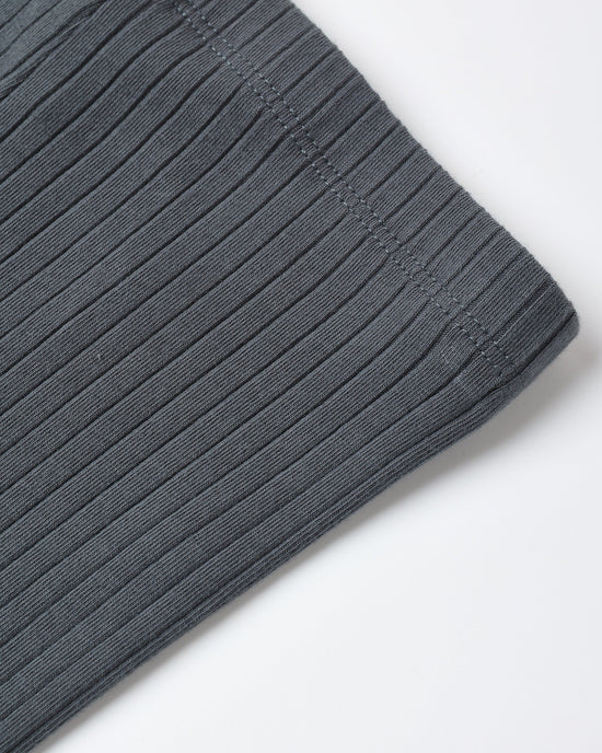 Quincy Mae - Ribbed Knit Leggings – Midnight