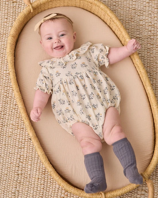 Quincy Mae - Set of 2 Socks – Midnight + Ivory