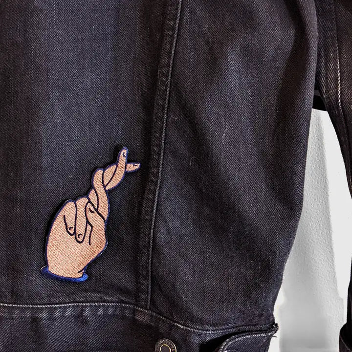 Cross Your Fingers Patch