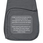Load image into Gallery viewer, Quilted bamboo sleep sack - Charcoal (1.0 tog)
