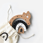 Load image into Gallery viewer, Wee Gallery - Bamboo Nesting Bear
