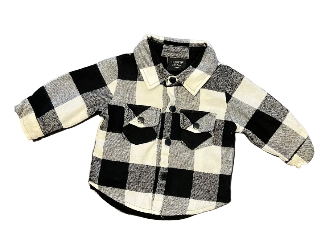 Little Bipsy Button Up Shacket - 3-6M