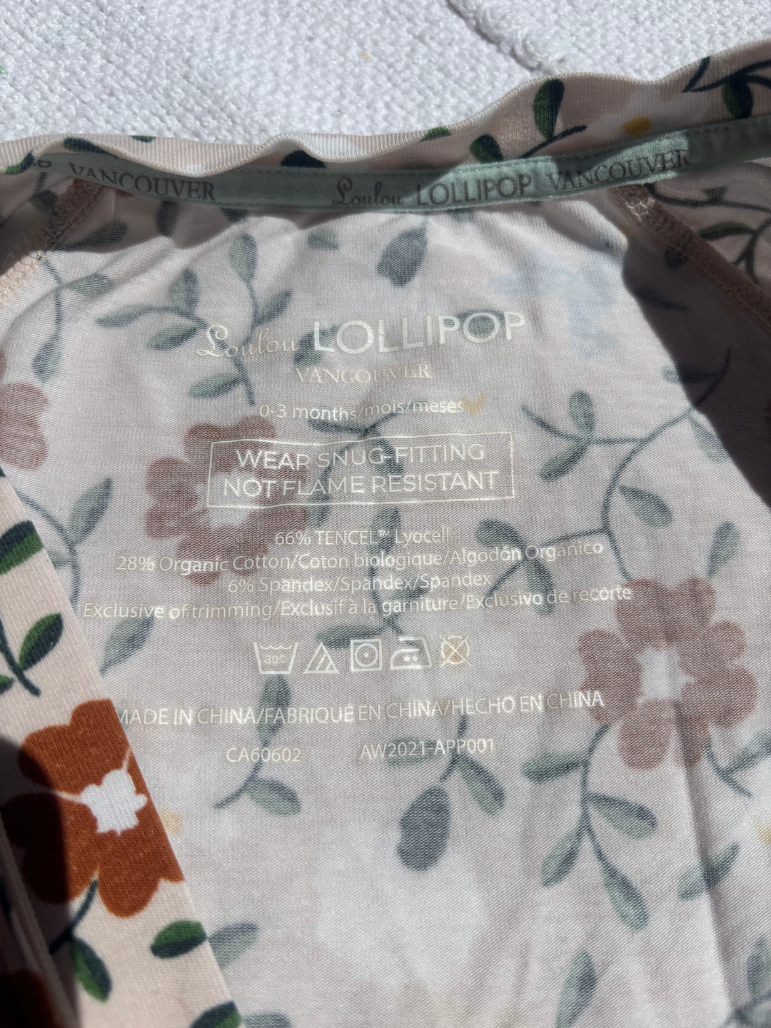 Loulou lollipop Sleeper - 0-3M