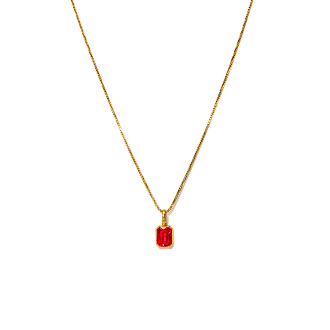 Waterproof Birthstone Necklace - JAN