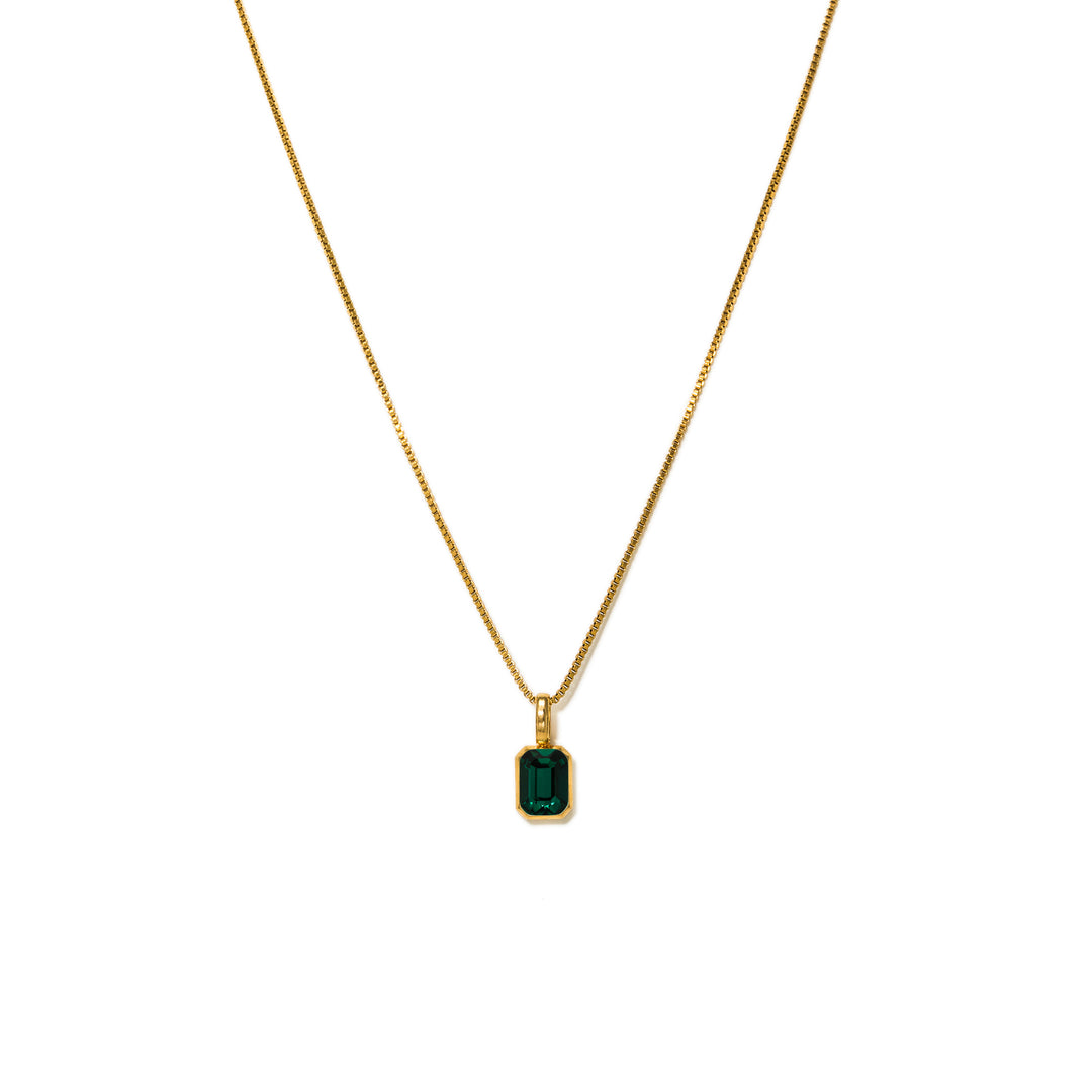 Waterproof Birthstone Necklace - MAY