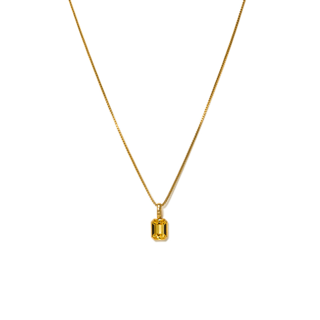 Waterproof Birthstone Necklace - NOV