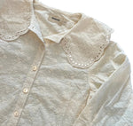 Load image into Gallery viewer, Wheat Button Up Top - 6Y
