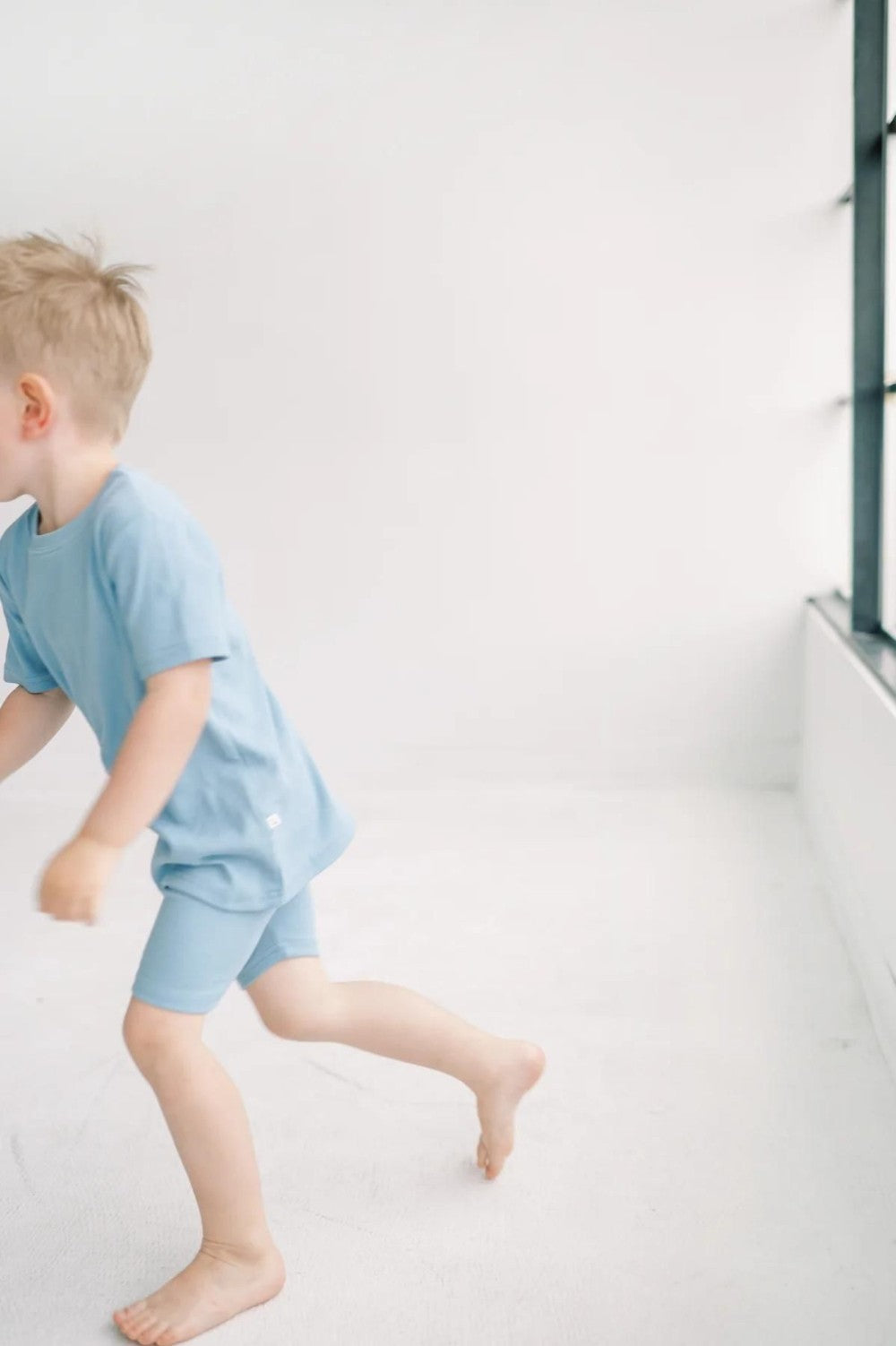 Little Lott - Shorts and Tee Set in Sky Blue