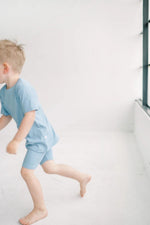 Load image into Gallery viewer, Little Lott - Shorts and Tee Set in Sky Blue
