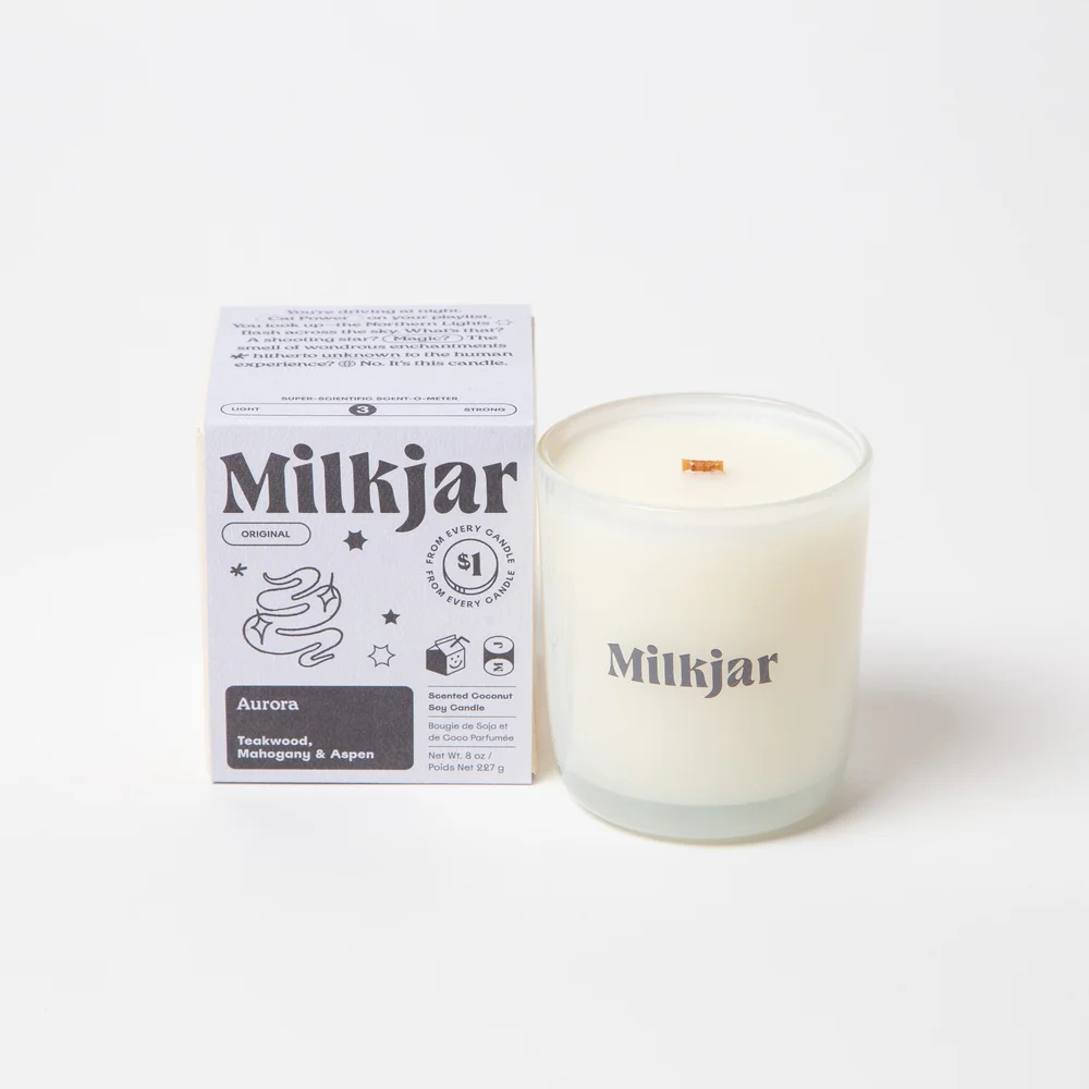 Nilk Jar | AURORA 8 oz CANDLE