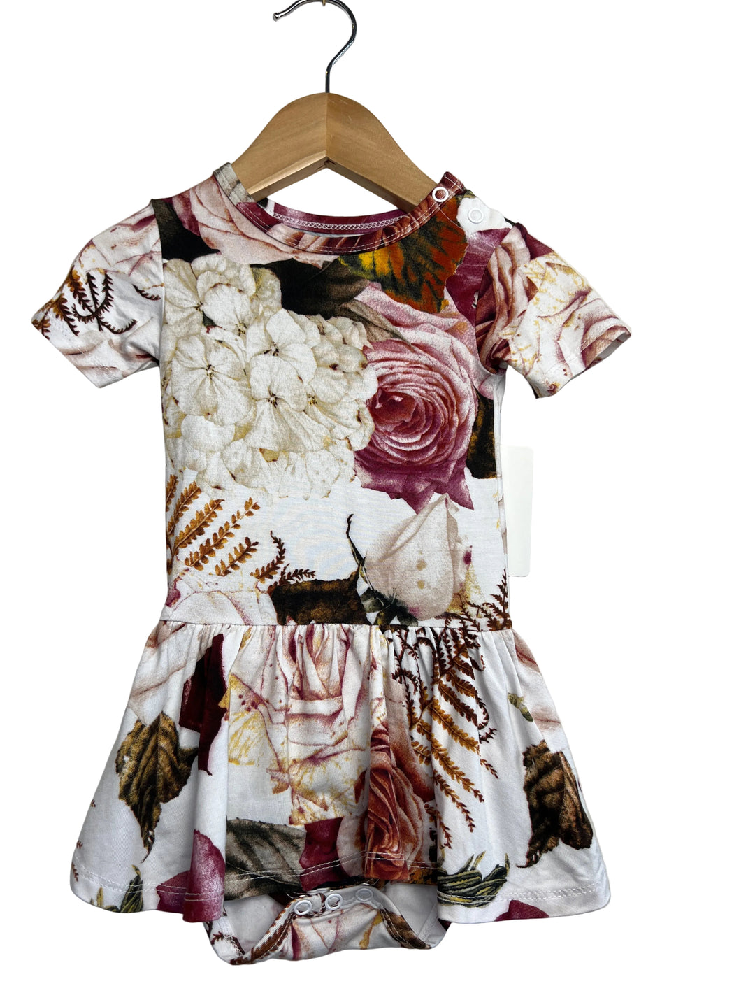 Posh Peanut Floral Dress - 6-12M