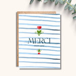 Load image into Gallery viewer, Merci Mon Ami Greeting Card
