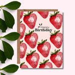Load image into Gallery viewer, Berry Birthday Watercolour Greeting Card
