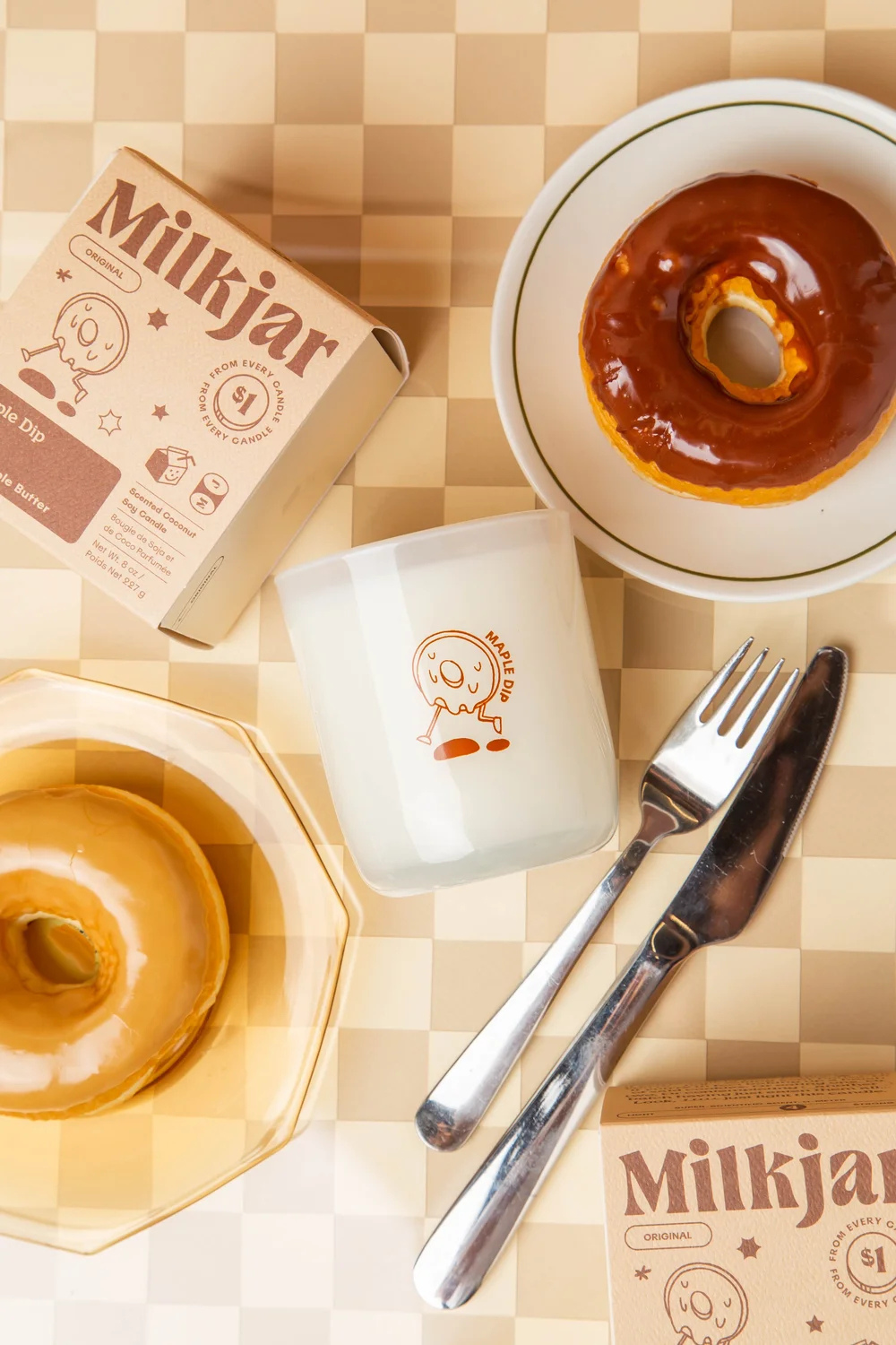 Milk Jar | MAPLE DIP 8 oz CANDLE