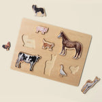 Load image into Gallery viewer, Tabitha Paige Farm Animal Wooden Puzzle
