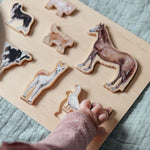 Load image into Gallery viewer, Tabitha Paige Farm Animal Wooden Puzzle
