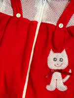 Load image into Gallery viewer, Signature Vintage LS Romper NWT PPW - 6-12M

