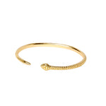 Load image into Gallery viewer, Serpent Gold Cuff Bracelet
