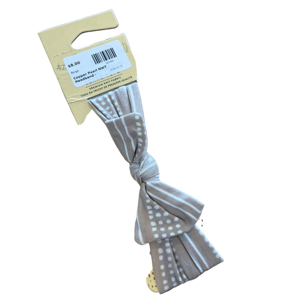 Copper Pearl NWT Headband -
