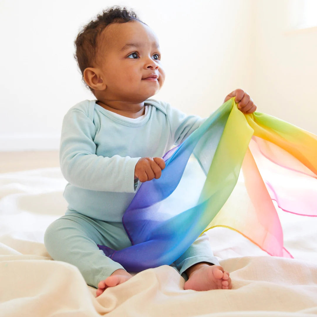 Sarah's Silks Mini Enchanted Rainbow Playsilk
