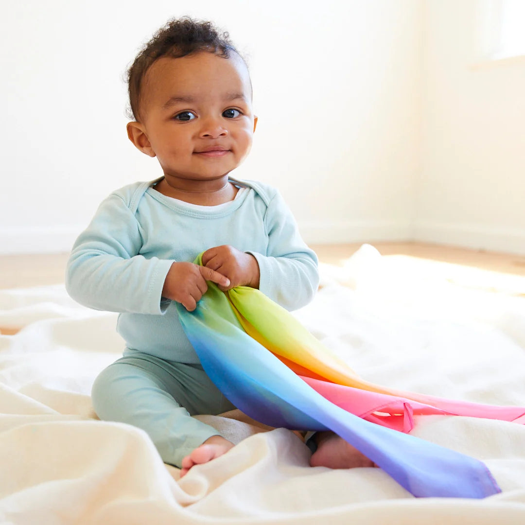 Sarah's Silks Mini Enchanted Rainbow Playsilk