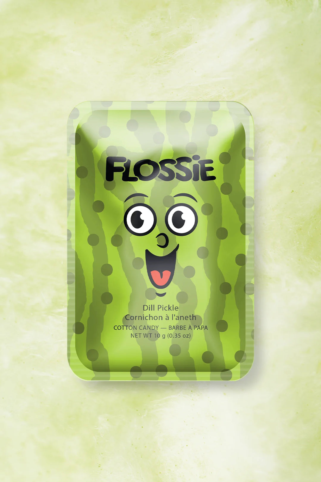 Flossie- Dill Pickle Cotton Candy