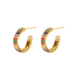 Load image into Gallery viewer, Rainbow Hoops - Multi
