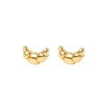 Load image into Gallery viewer, Brioche Gold Stud
