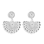 Load image into Gallery viewer, Thandi Silver Textured Dangle Stud
