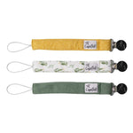 Load image into Gallery viewer, Copper Pearl Binky Clips – Fern | Set of 3
