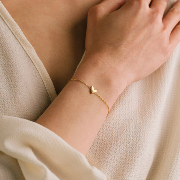 Flirt Heart Bracelet - Gold