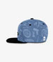 Gnarly Ride Snapback - Blue Fog