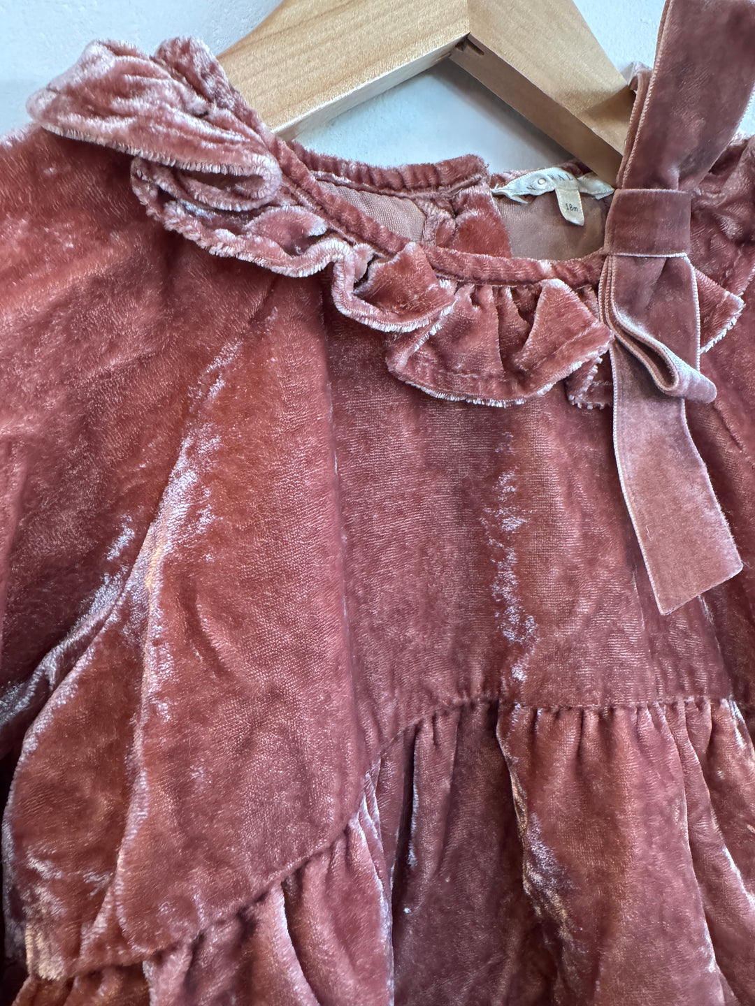 Noralee Velvet Romper - 12-18M