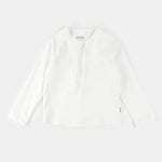 Load image into Gallery viewer, Petit Lem - Long-Sleeve Off-White Ribbed Rashguard
