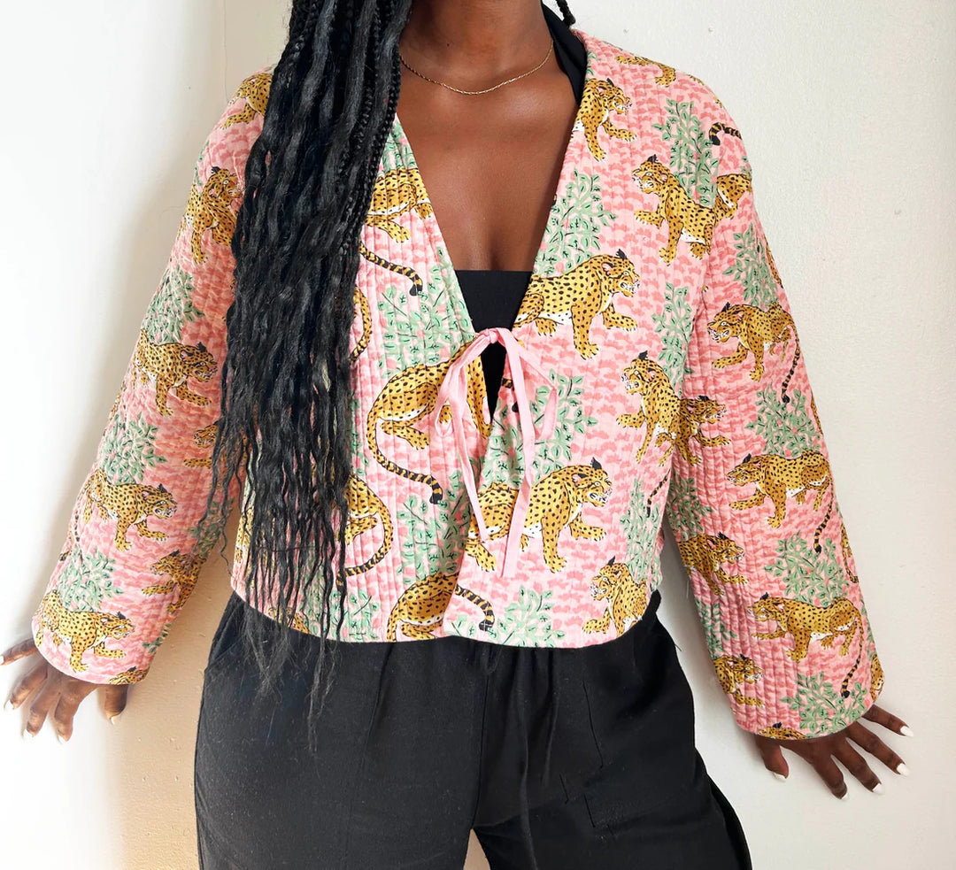 Clara Quilted Jacket Light Pink