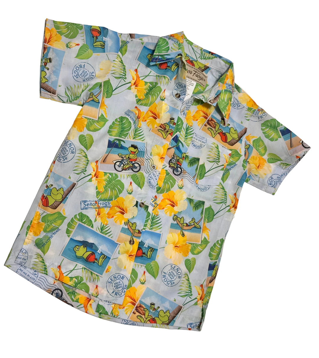 Senor Frogs NWT Button Up - 6Y