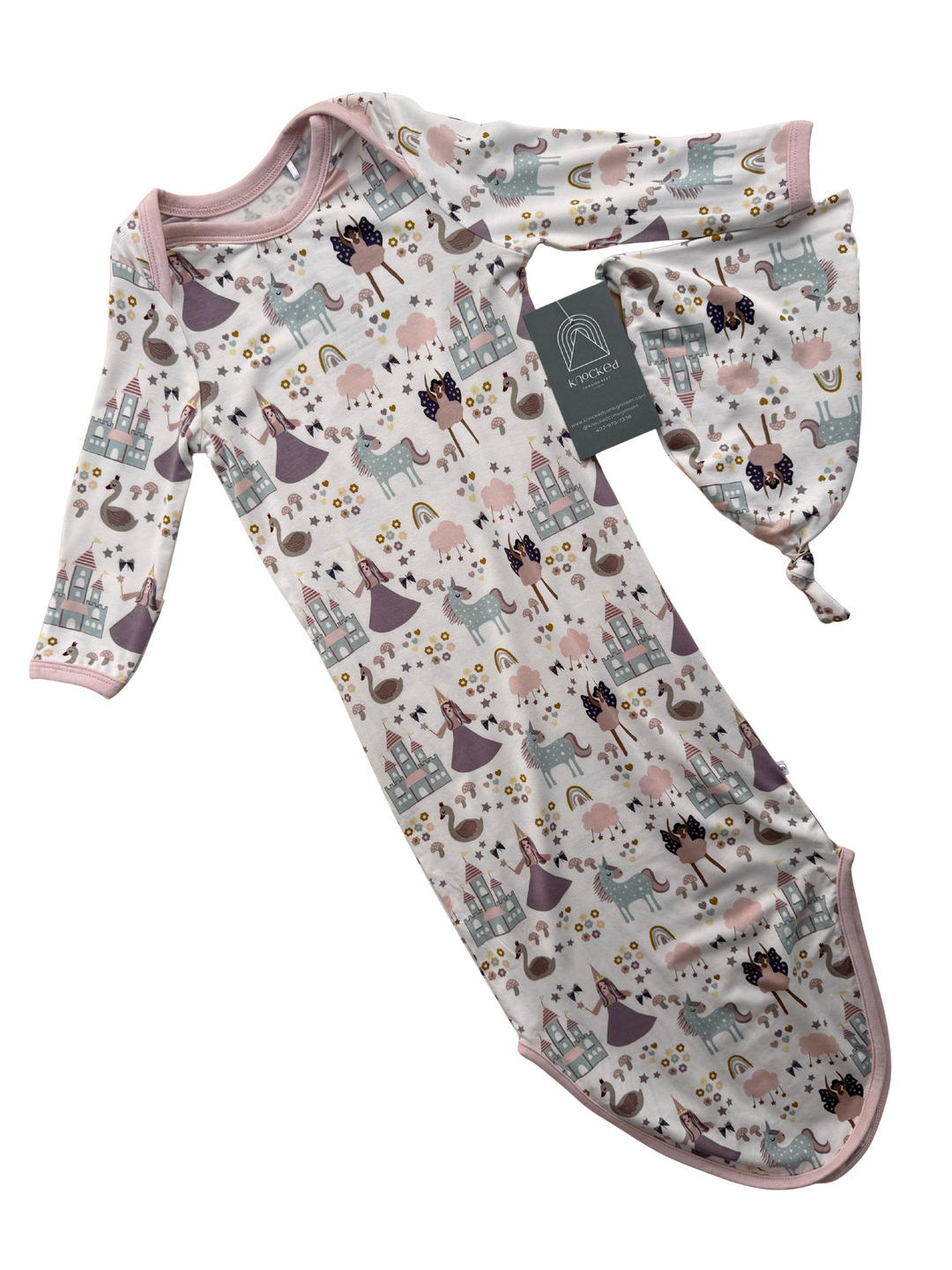 Emerson & Friends Sleep Gown/Hat - NB