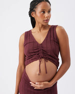 Load image into Gallery viewer, Misha Rib Knit Tank Maroon
