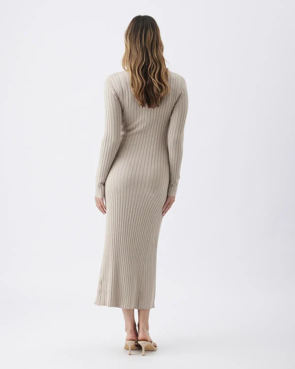 Ripe – Eden Knit Nursing Dress - Stone