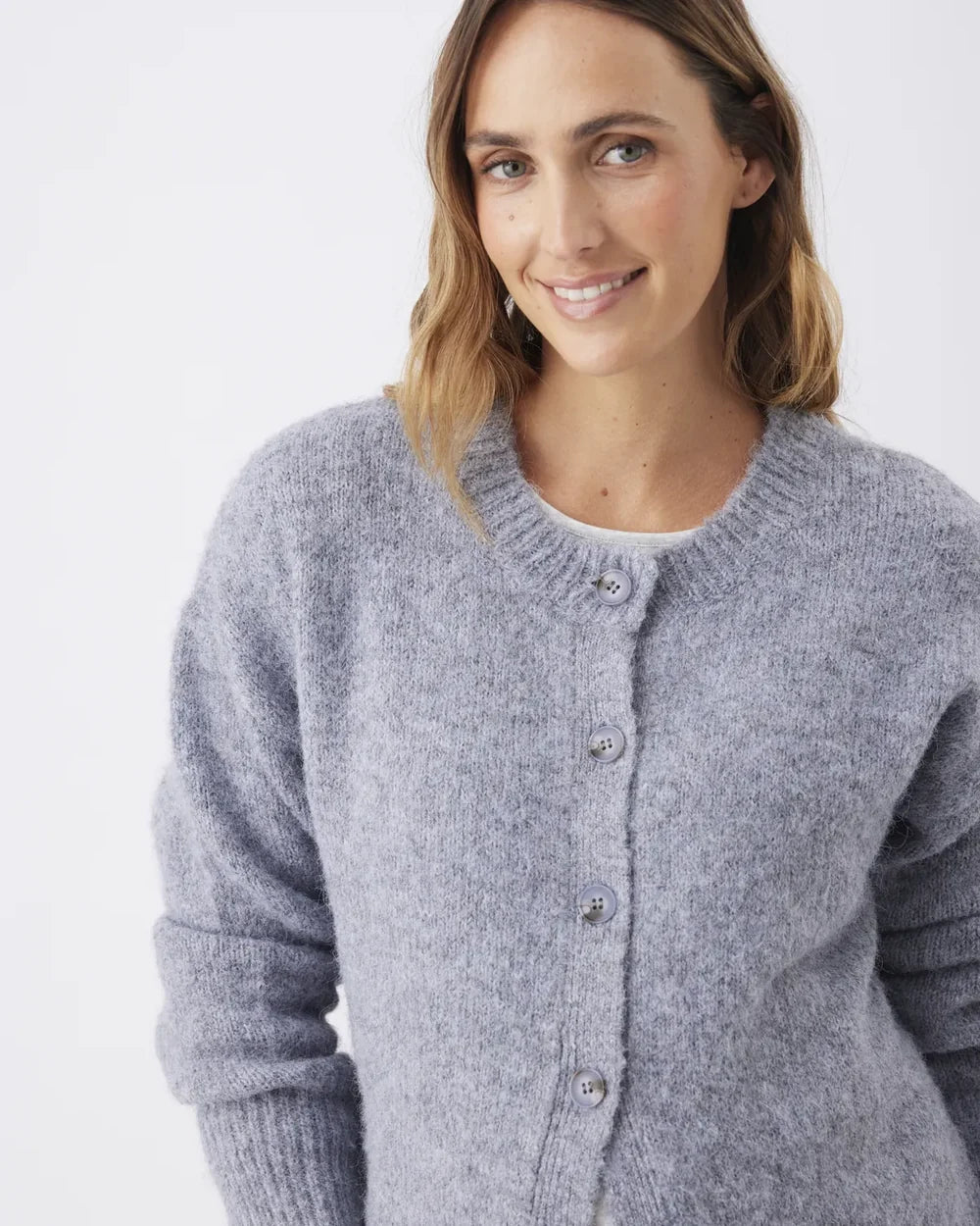 Ripe Maternity Ariana Knit Cardigan – Ash Blue