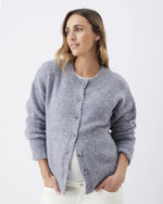 Load image into Gallery viewer, Ripe Maternity Ariana Knit Cardigan – Ash Blue
