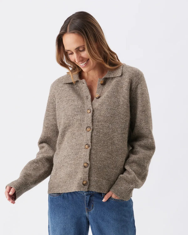 Ripe Brodie Cardigan – Truffle