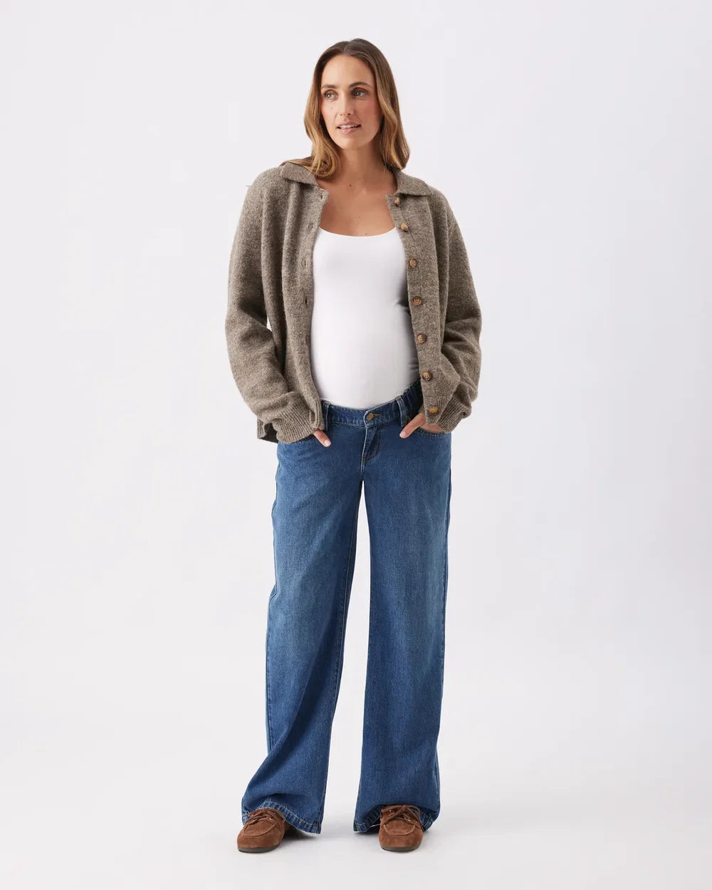 Ripe Brodie Cardigan – Truffle