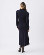 Load image into Gallery viewer, Ripe – Hollie Nursing Knit Dress Midnight
