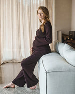 Load image into Gallery viewer, Ripe Dallas Rib Knit Pant – Cocoa
