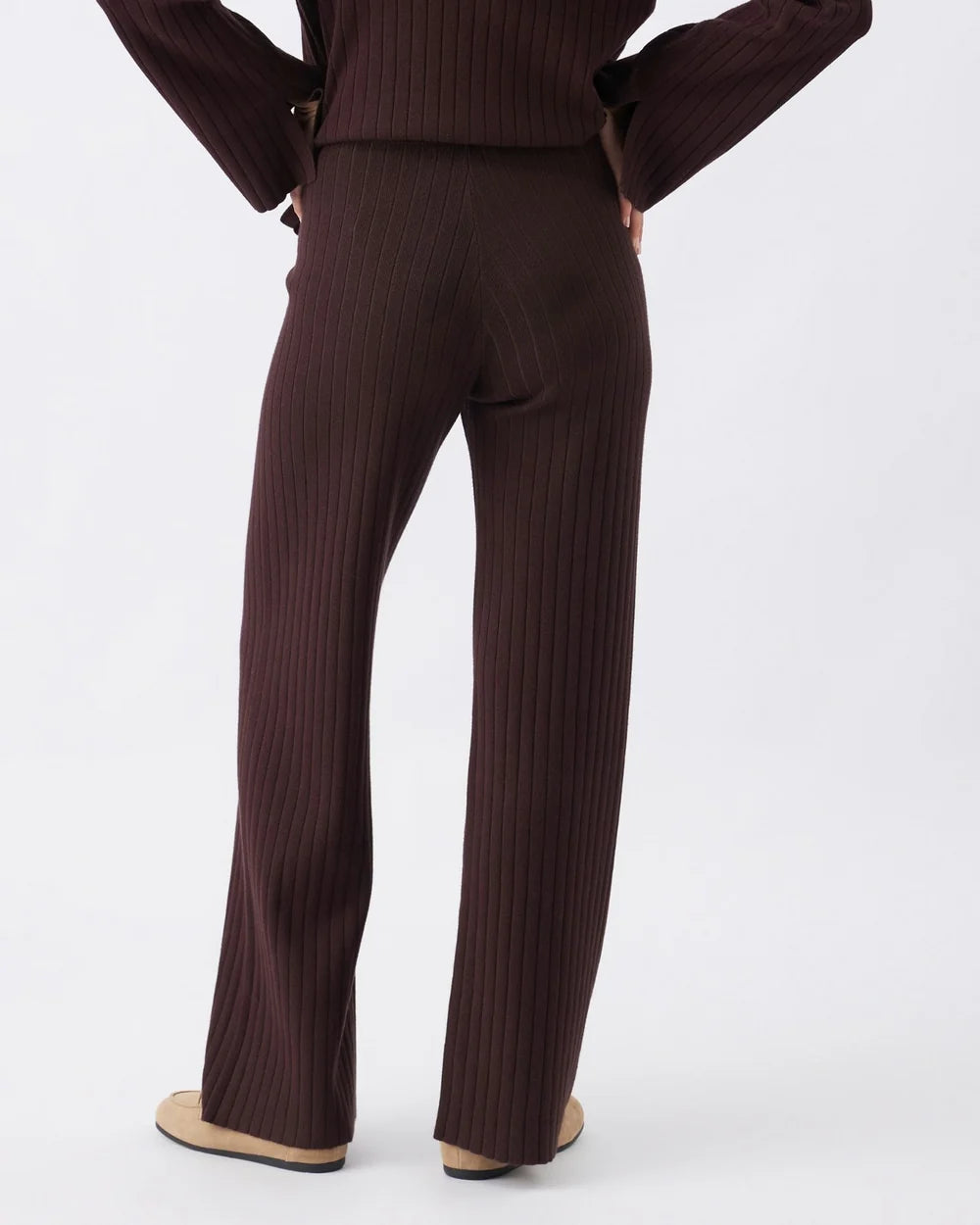 Ripe Dallas Rib Knit Pant – Cocoa
